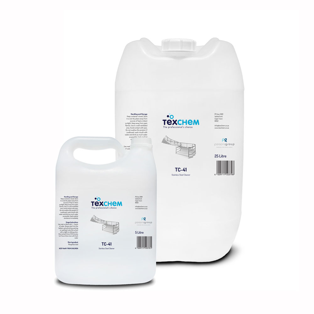 Texchem - Ind - Stainless Steel Cleaner - Liquid - Box (4x5ltr)