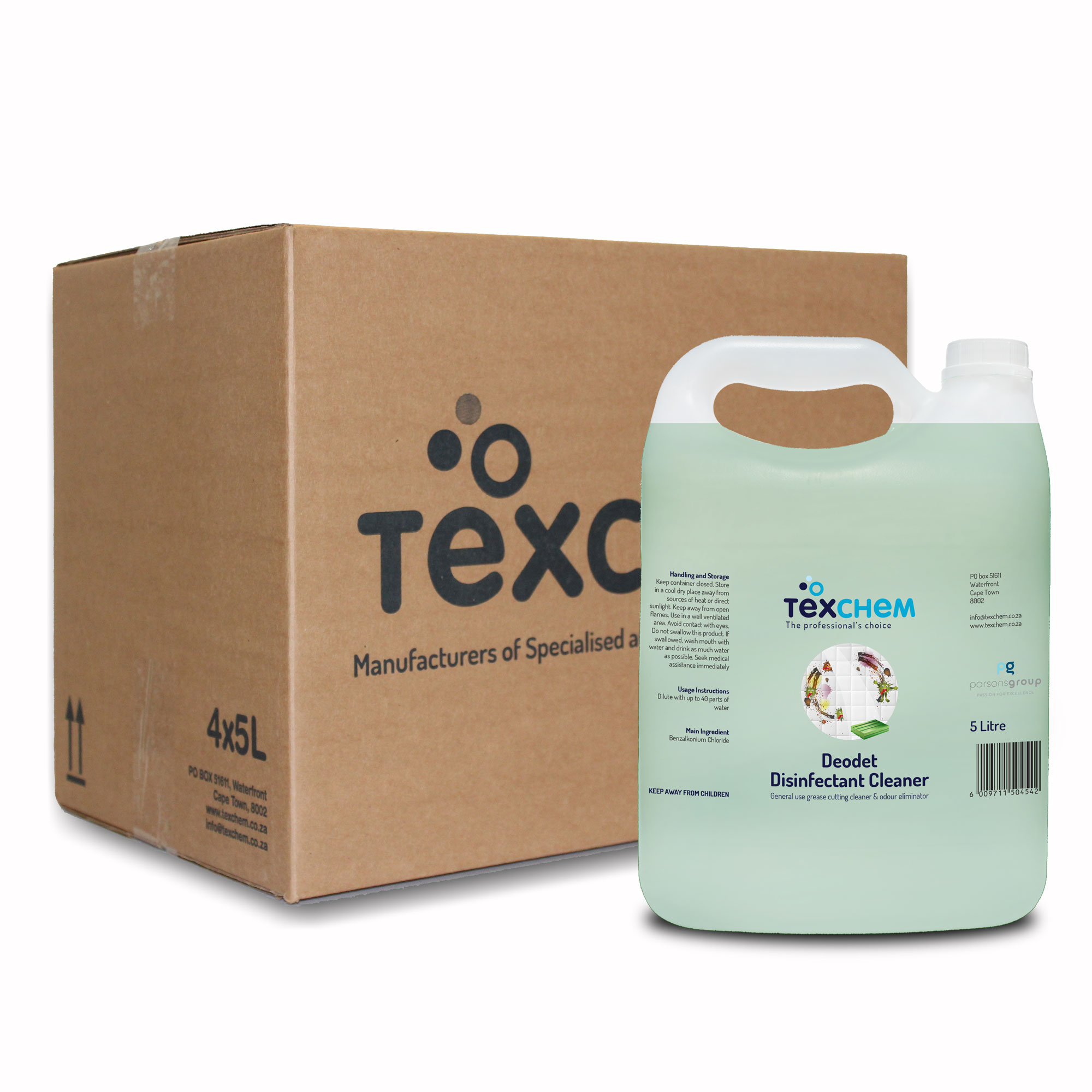 Texchem ™ - Jnt - Deodet - Liquid - Box (4x5ltr)
