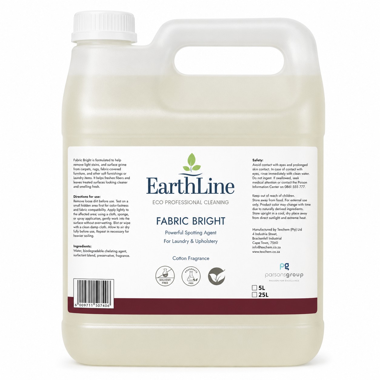 EarthLine ™ - Lnd - EarthLine Fabric Bright - Liquid - 5ltr Can