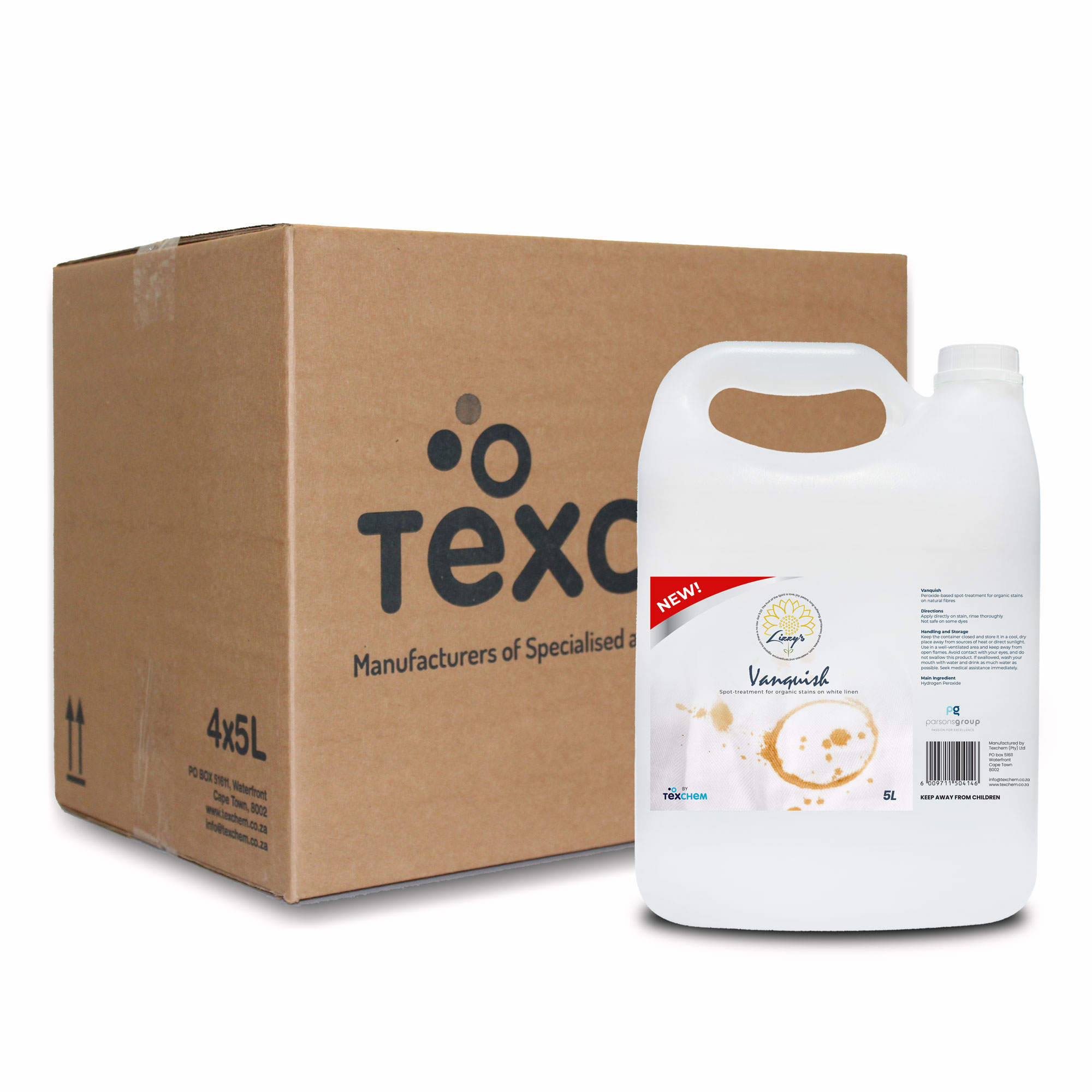 Lizzy's ™ - Lnd - Vanquish - Laundry Liquid - Box (4x5ltr)