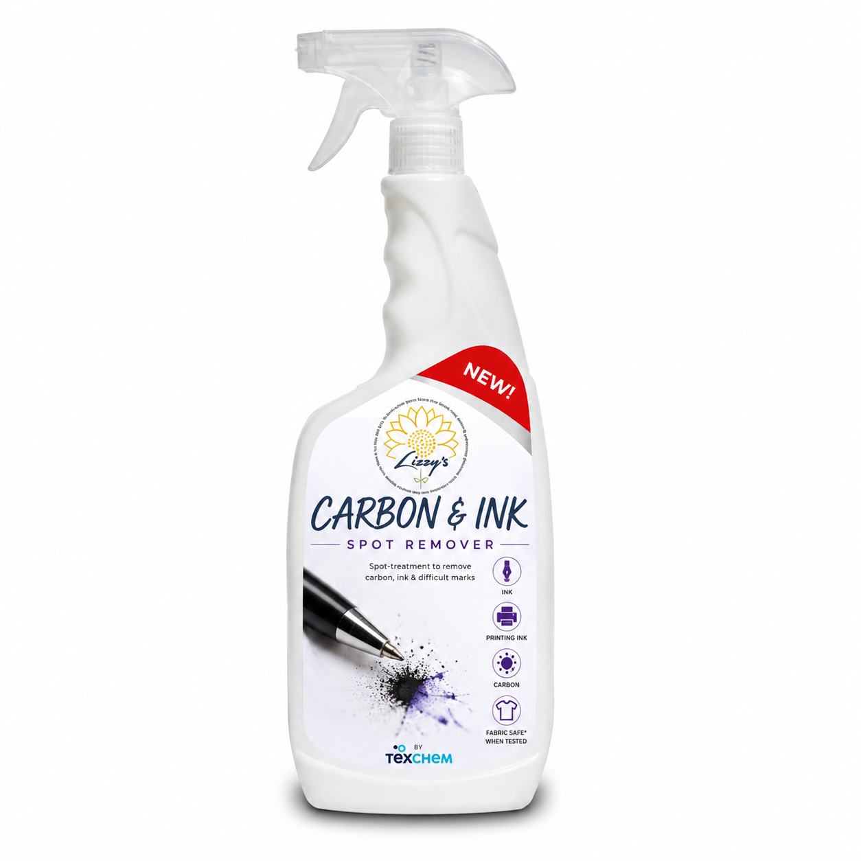 Lizzy's ™ - Lnd - Carbon and Ink Spot Remover - Liquid - 750ml-Spray