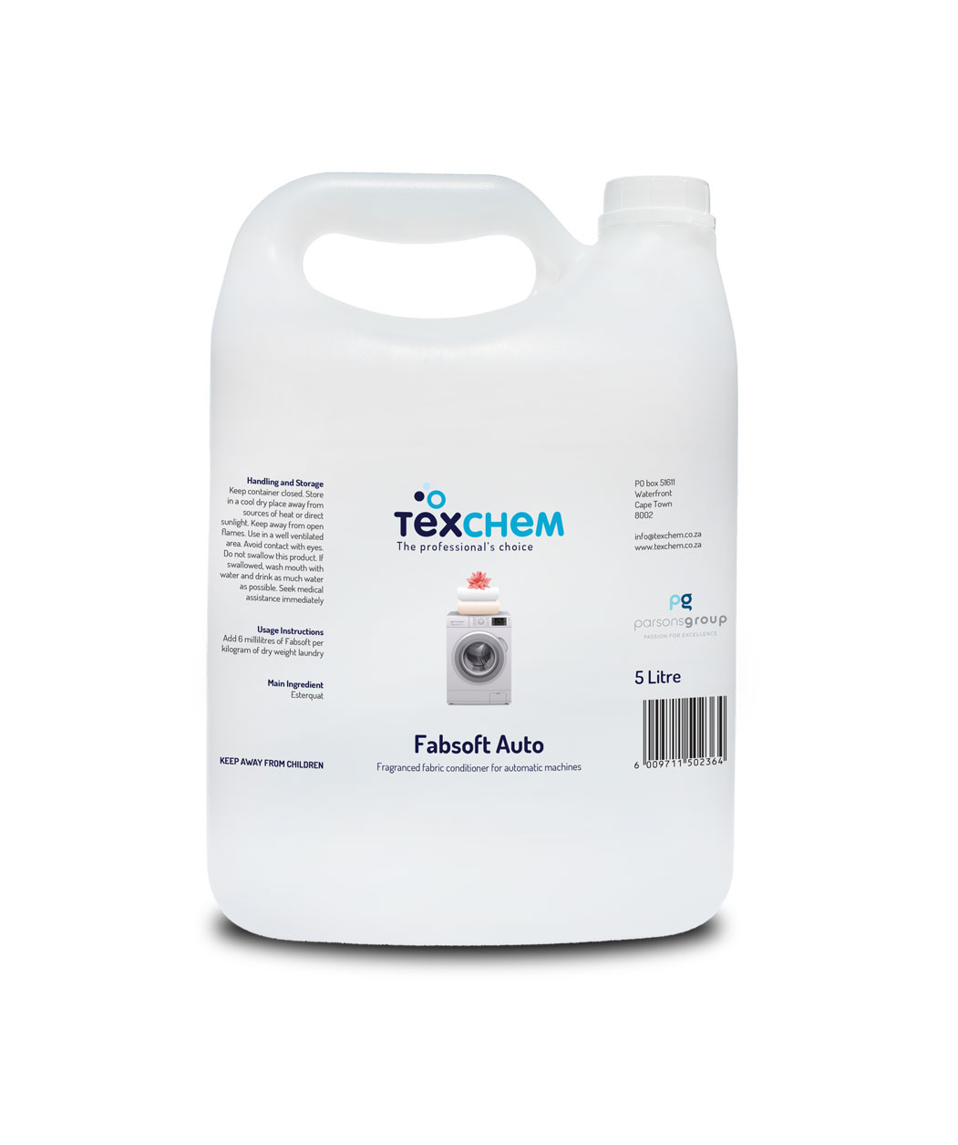 Texchem ™ - Lnd - Fabsoft Auto - Liquid - 5ltr Can