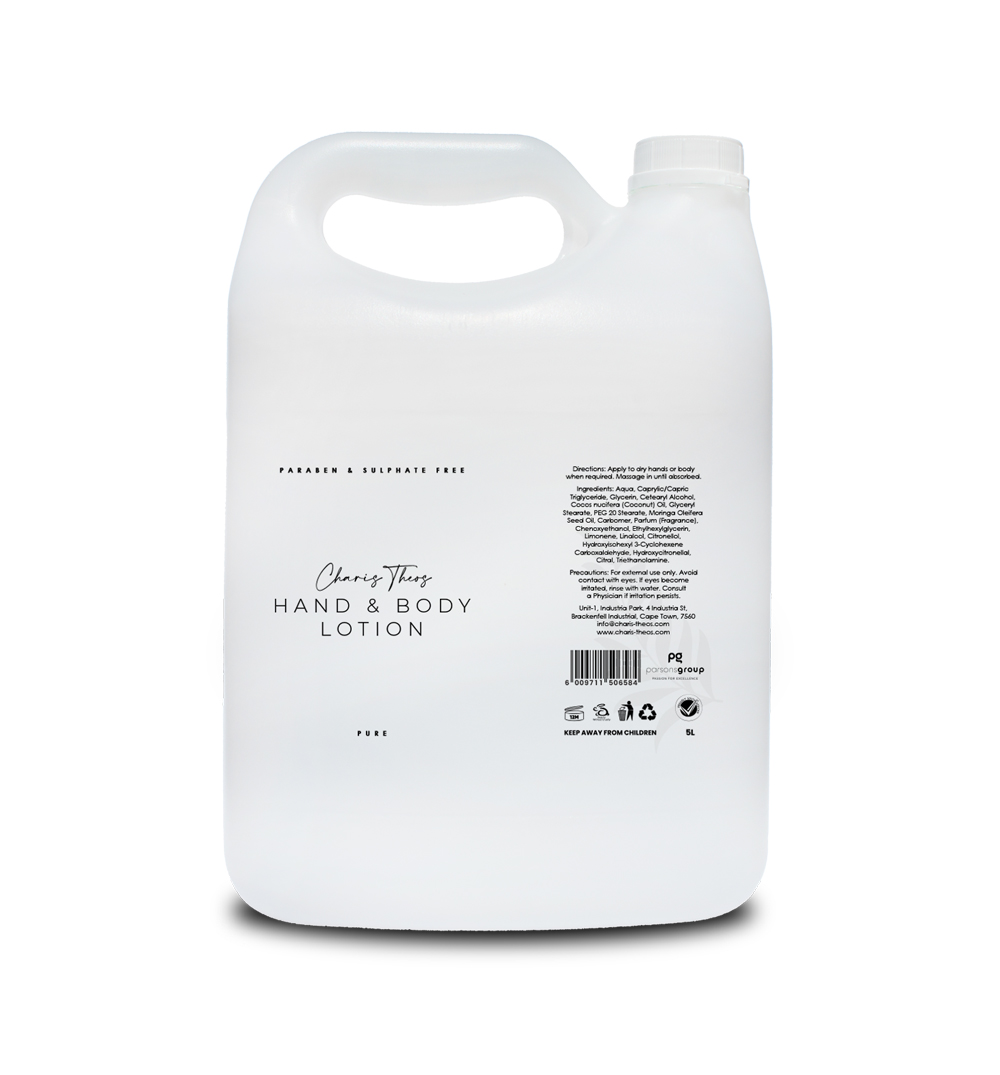 Charis Theos ™ - Amn - Body Lotion "Pure" - Lotion - 5ltr Can