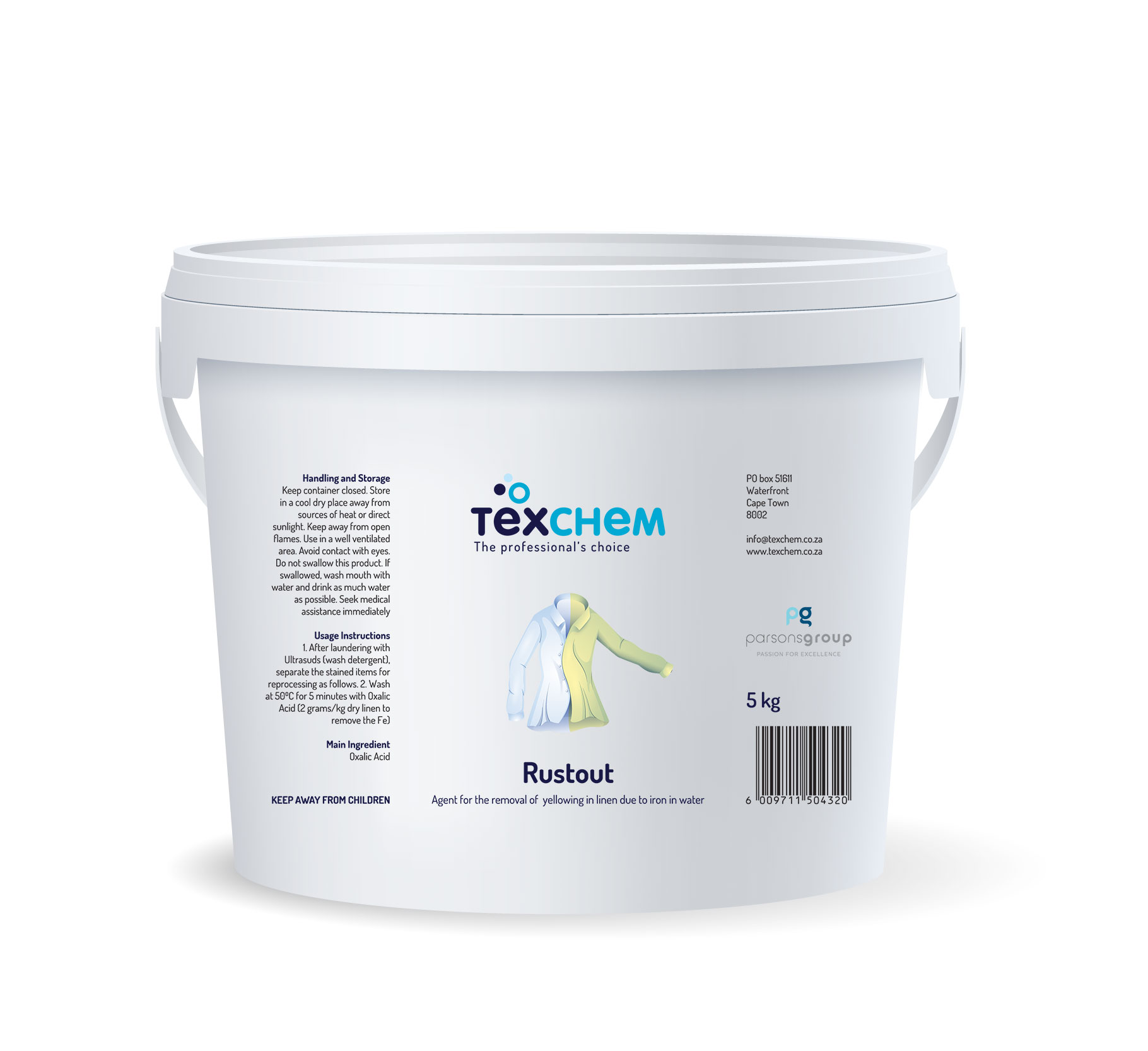 Texchem ™ - Lnd - Laundry Additive - Prizm - Powder - 5kg Bucket
